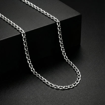 Silver Urban Curb Chain for Him