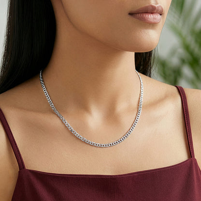 Silver Belcher Short Chain