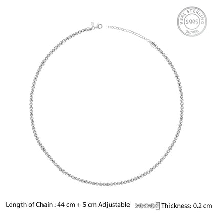 Silver Belcher Chain