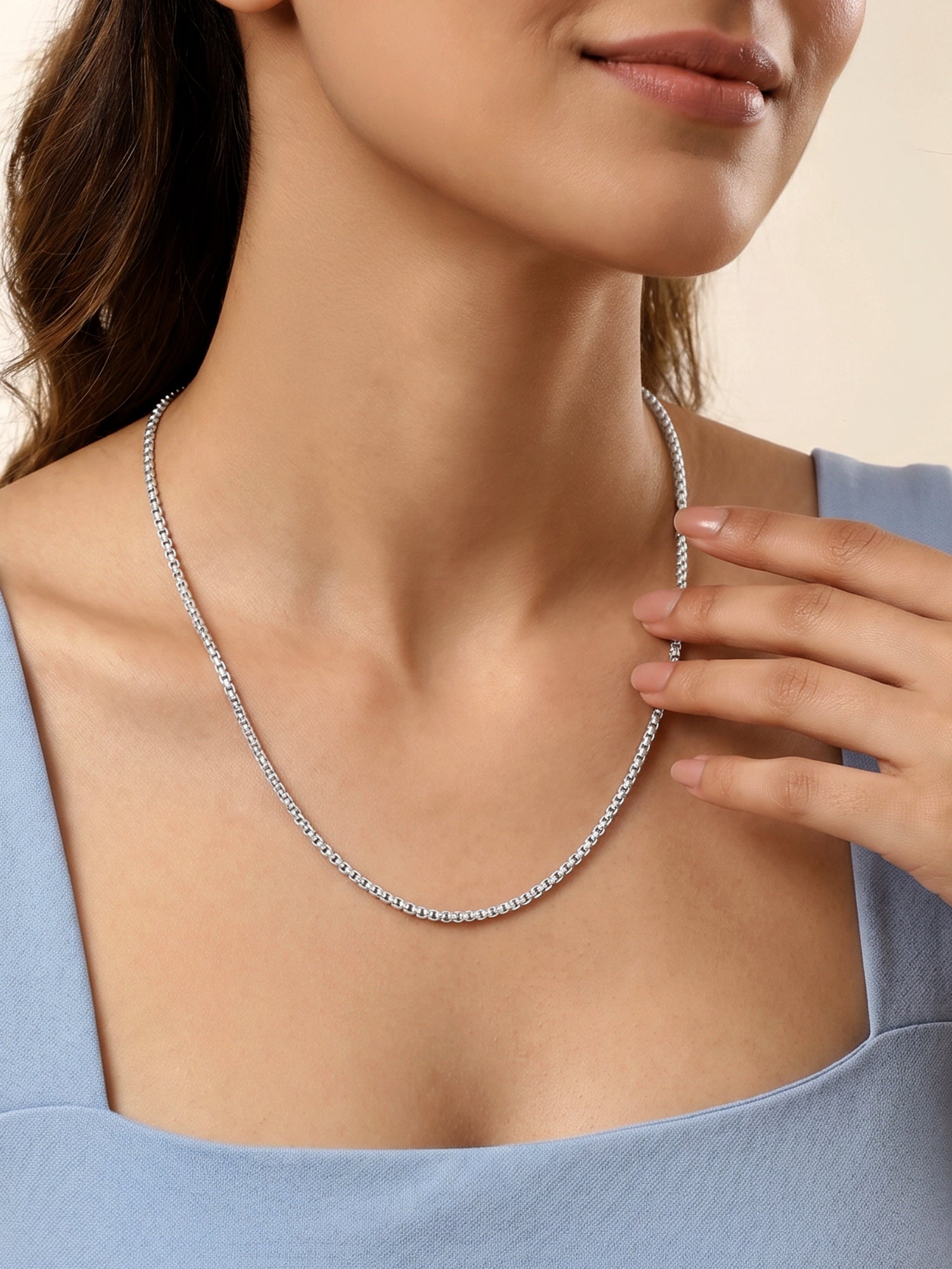 Silver Belcher Chain