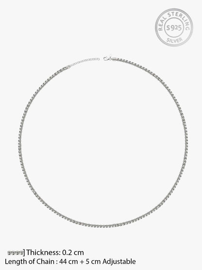 Silver Belcher Chain