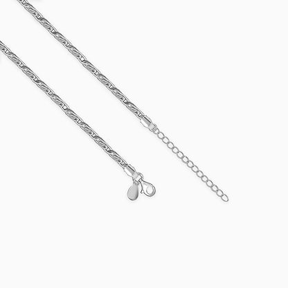 Silver Wow Wheat Chain