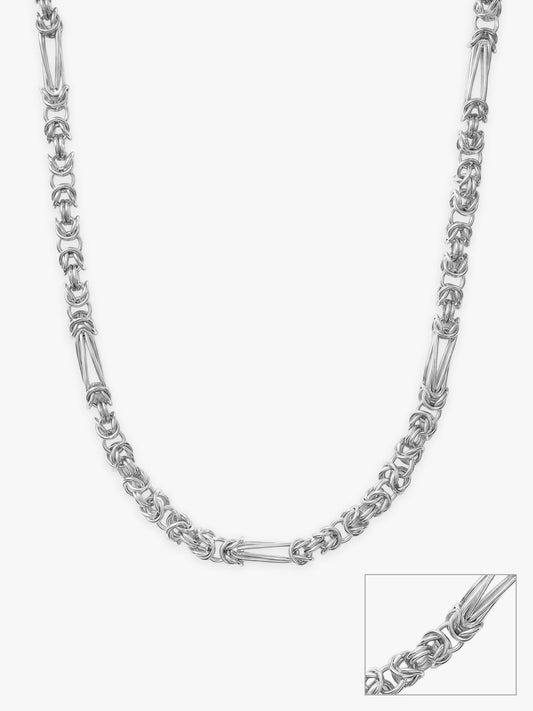 Silver Byzantine Chain for Him