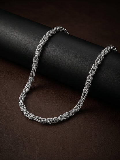 Silver Byzantine Chain for Him