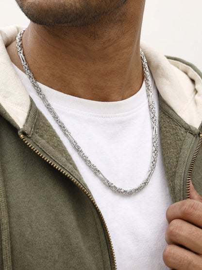 Silver Byzantine Chain for Him