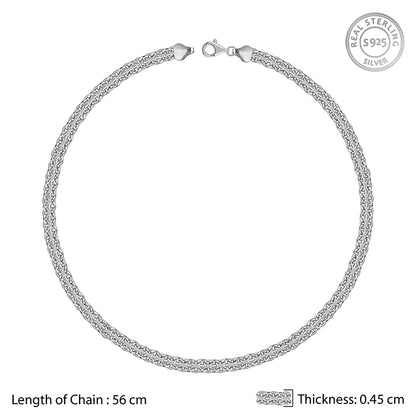 Silver Korean Chain For Him