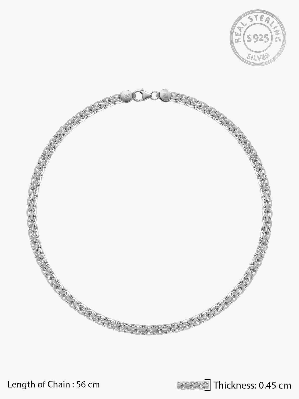 Silver Korean Chain For Him