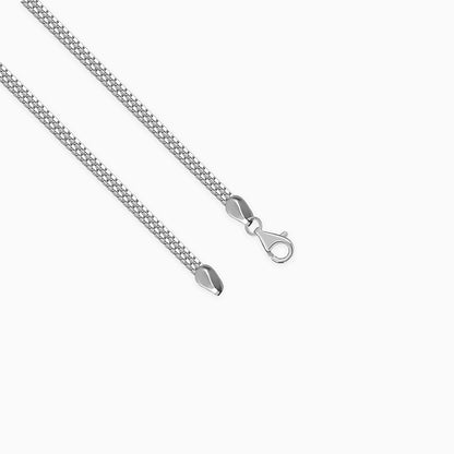 Silver Double Box Chain for Him