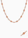 Rose Gold Linea Bead Chain