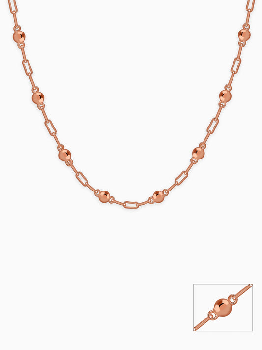 Rose Gold Linea Bead Chain