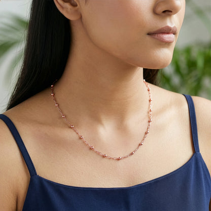 Rose Gold Linea Bead Chain