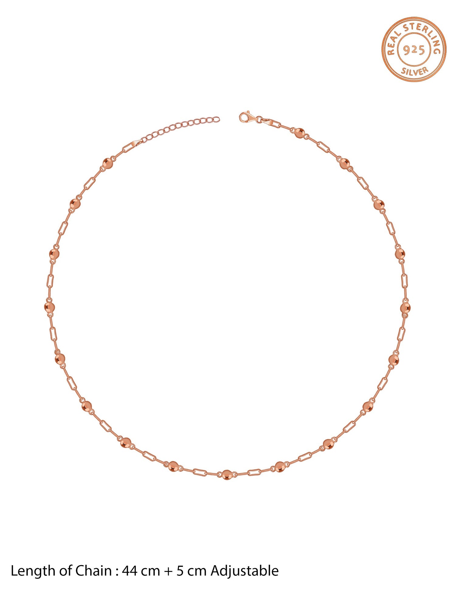 Rose Gold Linea Bead Chain