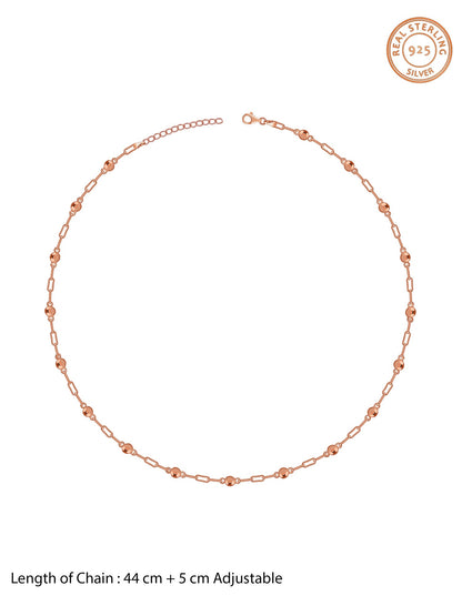 Rose Gold Linea Bead Chain