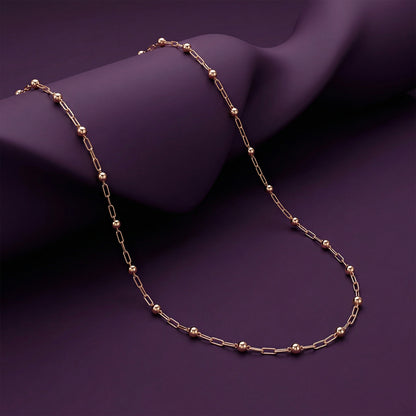 Rose Gold Linea Bead Chain