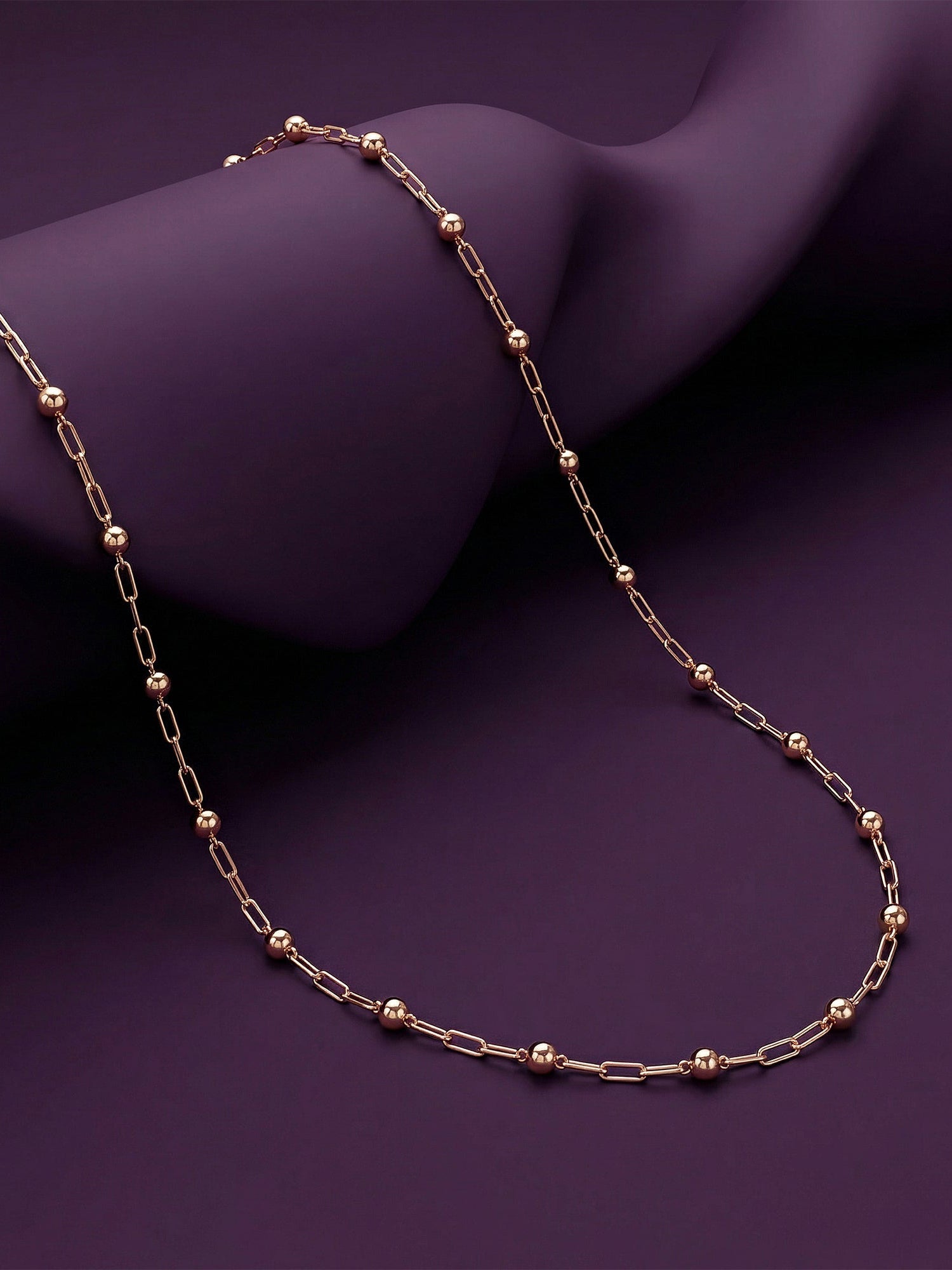 Rose Gold Linea Bead Chain
