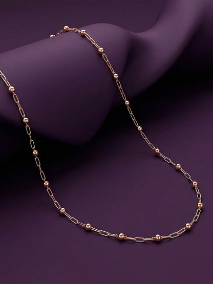 Rose Gold Linea Bead Chain