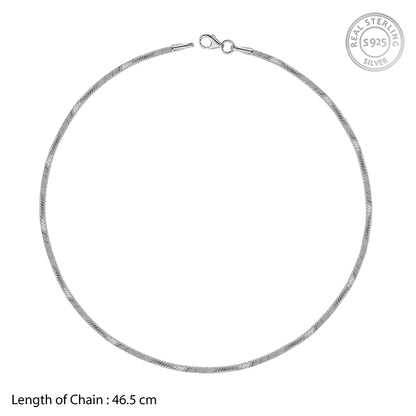 Silver Herringbone Chain
