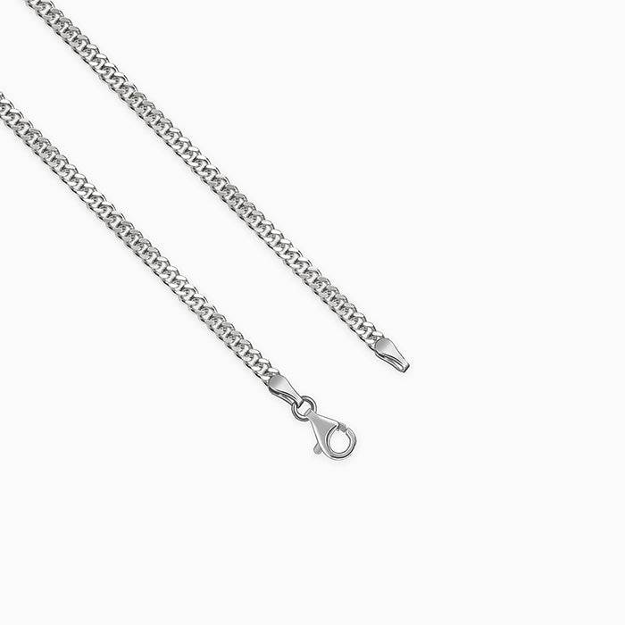Silver Classic Curb Chain