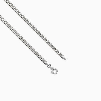Silver Classic Curb Chain