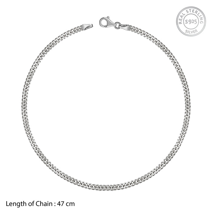 Silver Classic Curb Chain