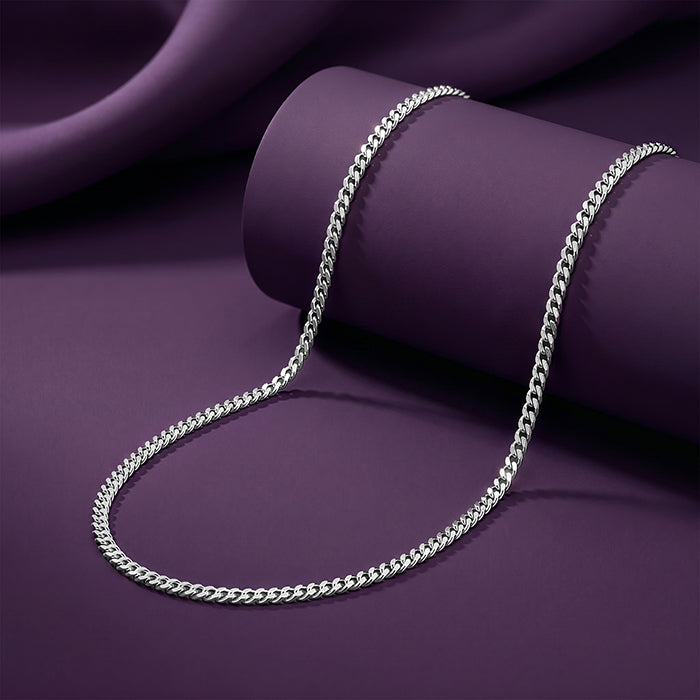 Silver Classic Curb Chain
