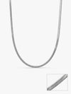Silver Minimal Snake Kids Chain
