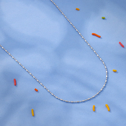 Silver Morse Kids Chain