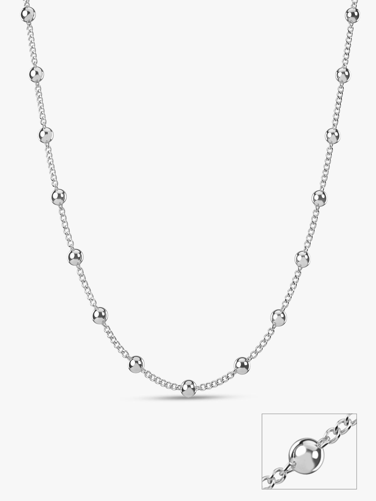 Silver Ludovica Station Chain