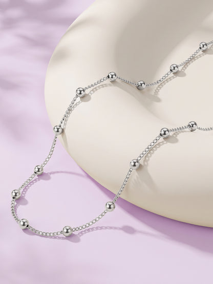 Silver Ludovica Station Chain