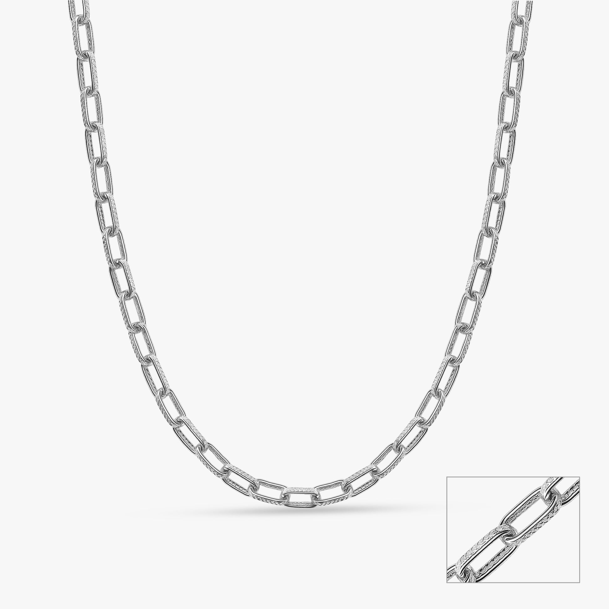 Silver Orion Cable Chain For Him