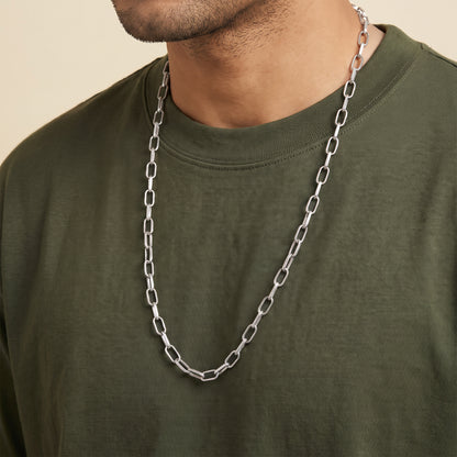 Silver Orion Cable Chain For Him