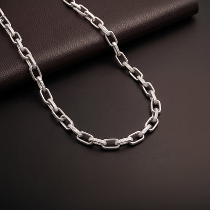 Silver Orion Cable Chain For Him