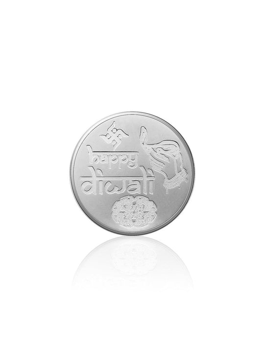 999 Silver Coin - Happy Diwali (5g)