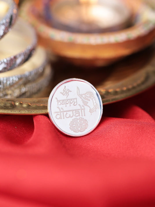 999 Silver Coin - Happy Diwali (5g)