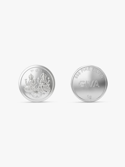 Silver Lakshmi Ganesha Kripa Gift