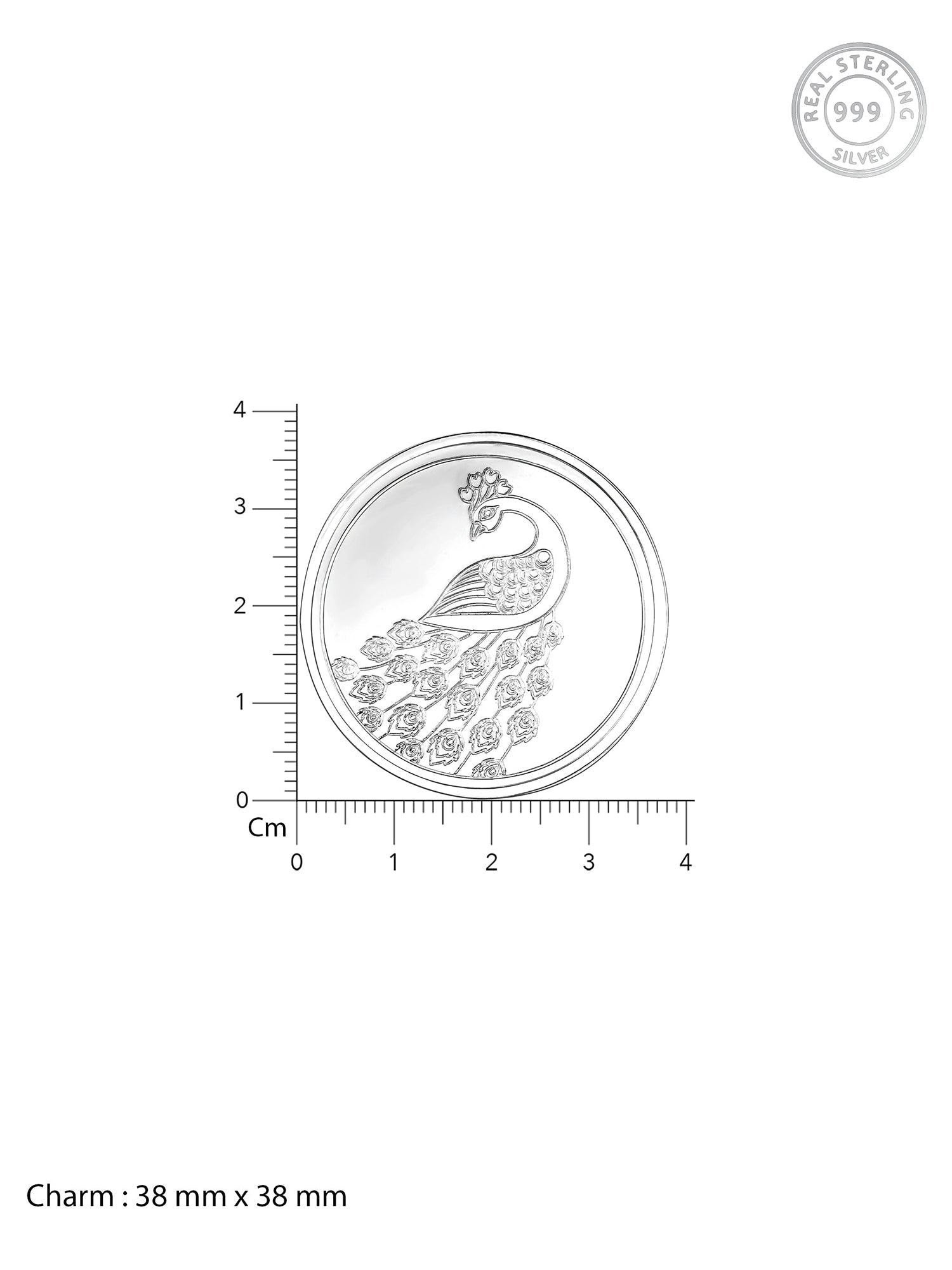 999 Silver Peacock Beauty Coin- 20g