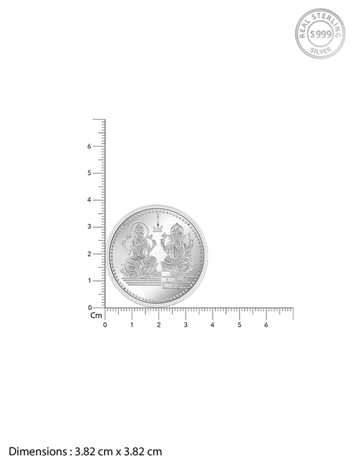 Silver Lakshmi Ganesh Blessing Coin (20g)