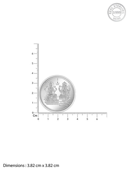Silver Lakshmi Ganesh Blessing Coin (20g)
