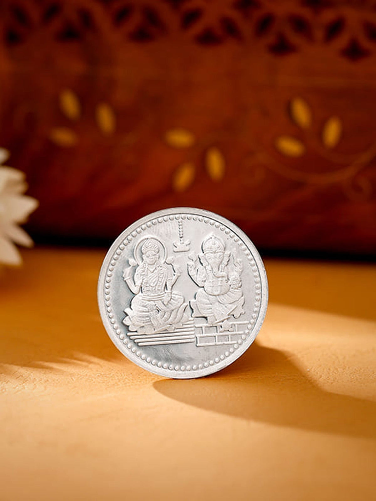 Silver Lakshmi Ganesh Blessing Coin (20g)