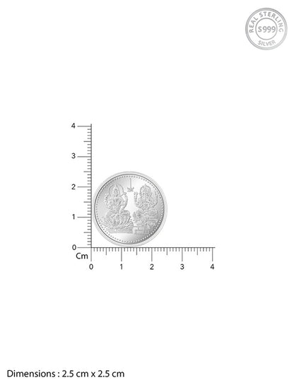 Silver Ganesh Lakshmi Prosper Coin (5g)