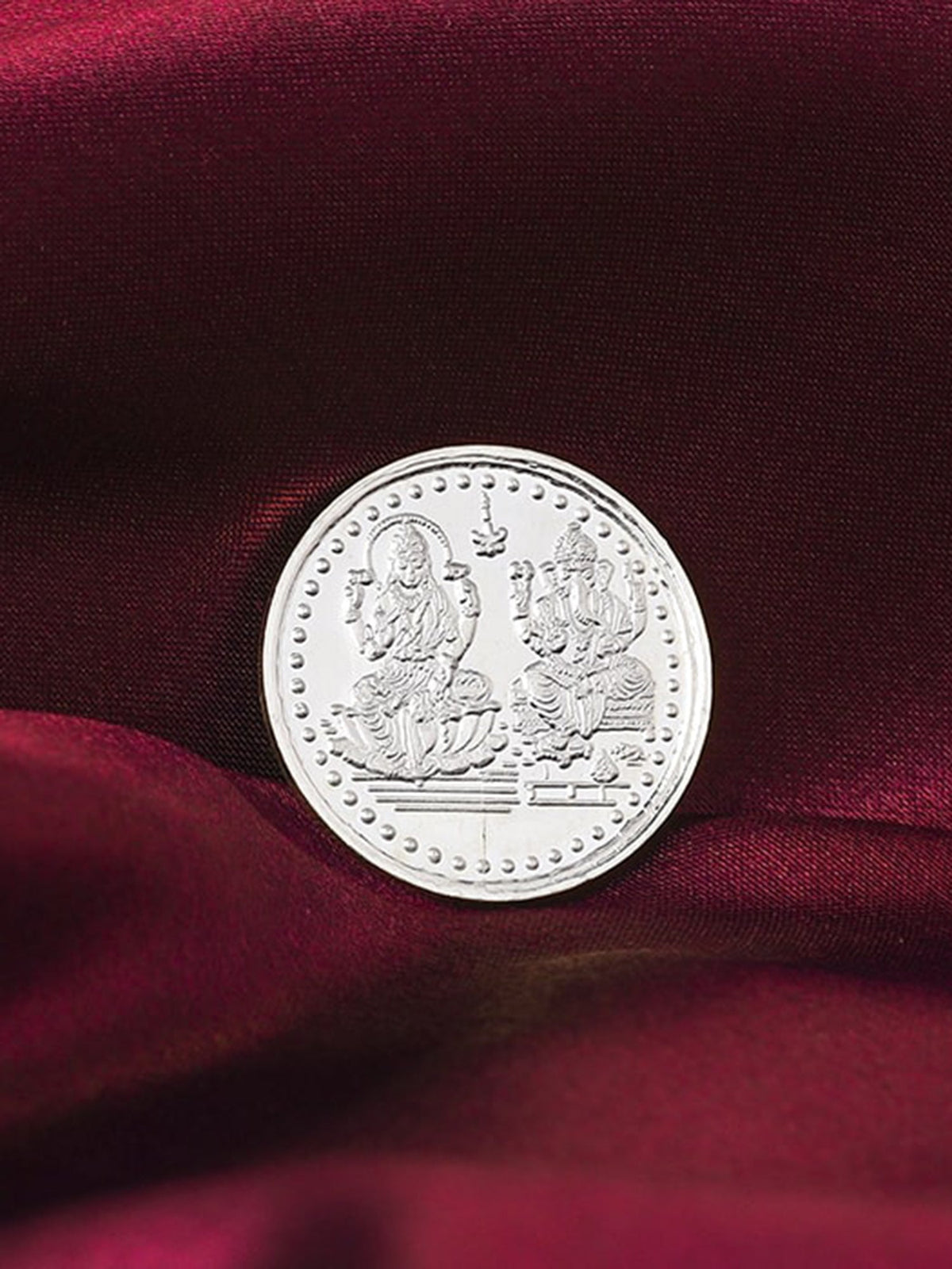 Silver Ganesh Lakshmi Prosper Coin (5g)