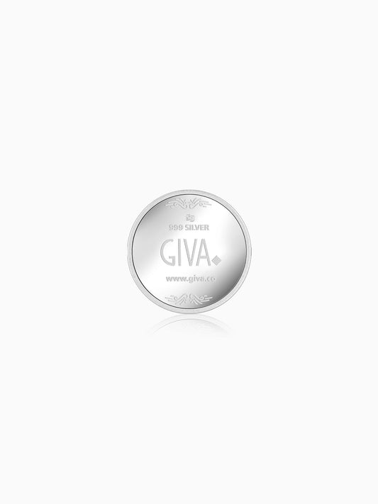 Goddess Lakshmi and Lord Ganesh Silver Coin - 5 g