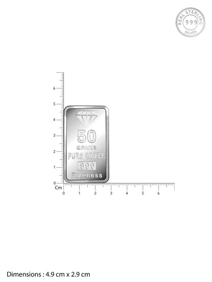 999 Silver Bar  - 50g