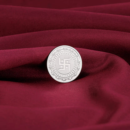 Silver Swastik Coin (5g)