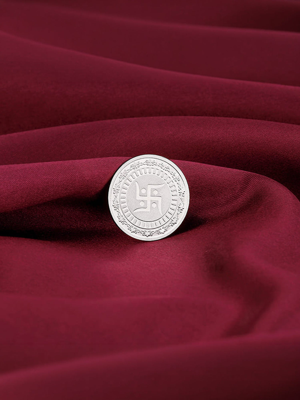Silver Swastik Coin (5g)