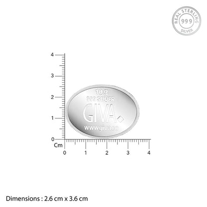 Silver Ganpati Namo Coin