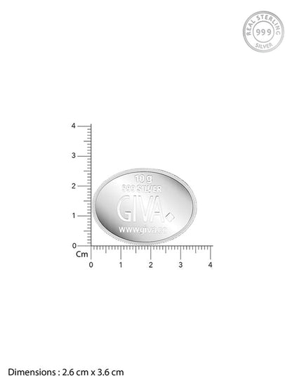 Silver Ganpati Namo Coin