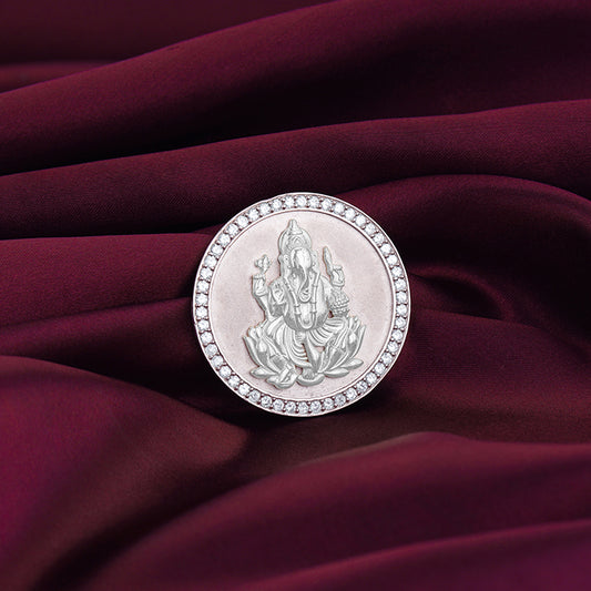 Silver Ganesha Bliss Coin