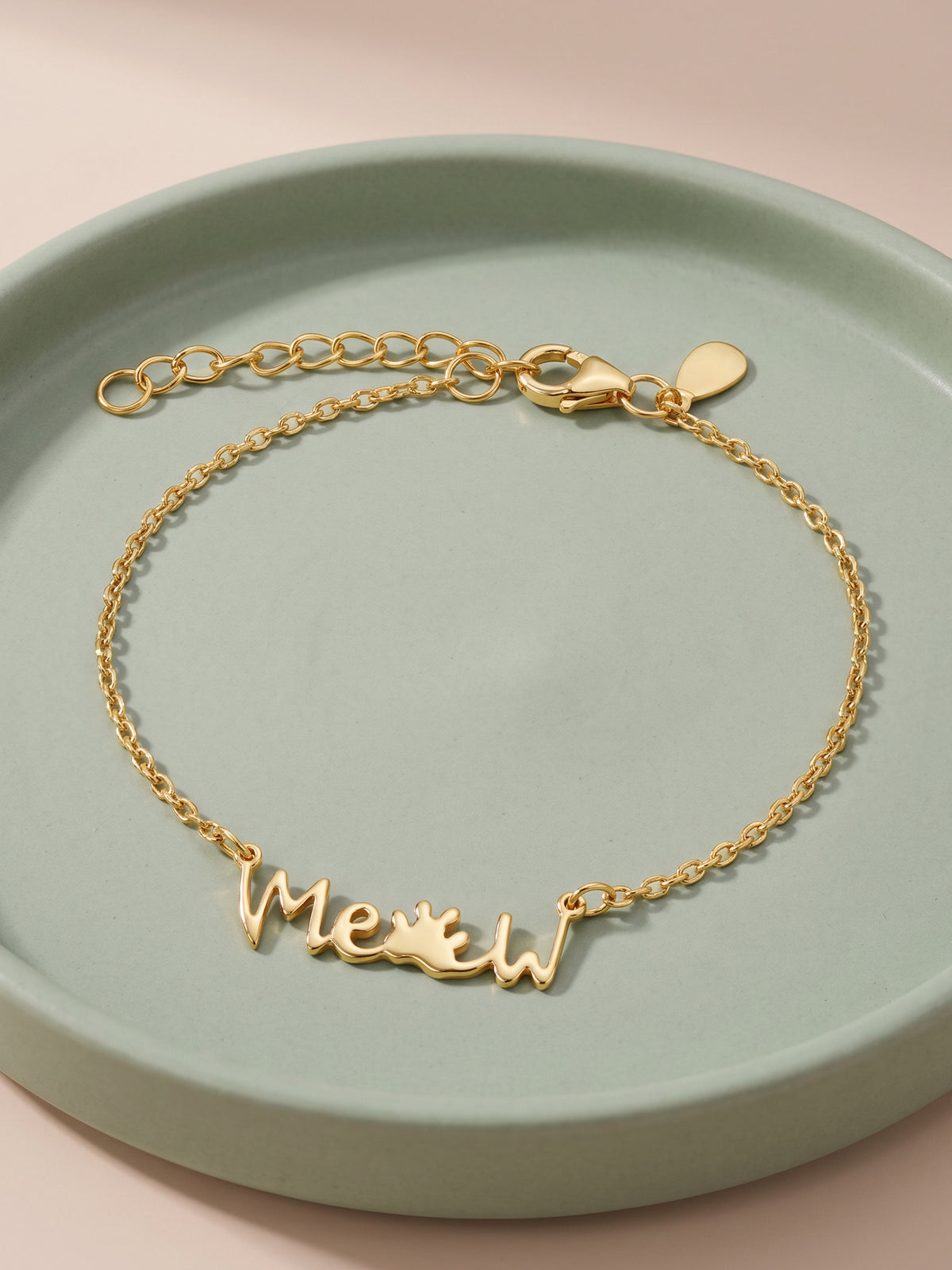 Golden Pretty Kitty Bracelet