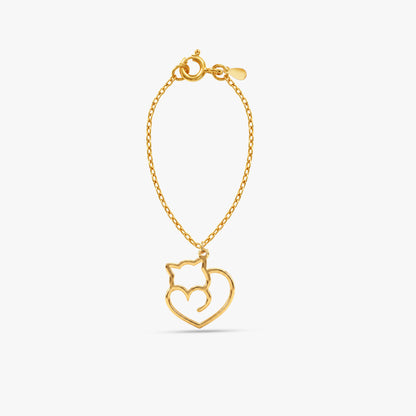Golden Purr Promise Convertible Charm